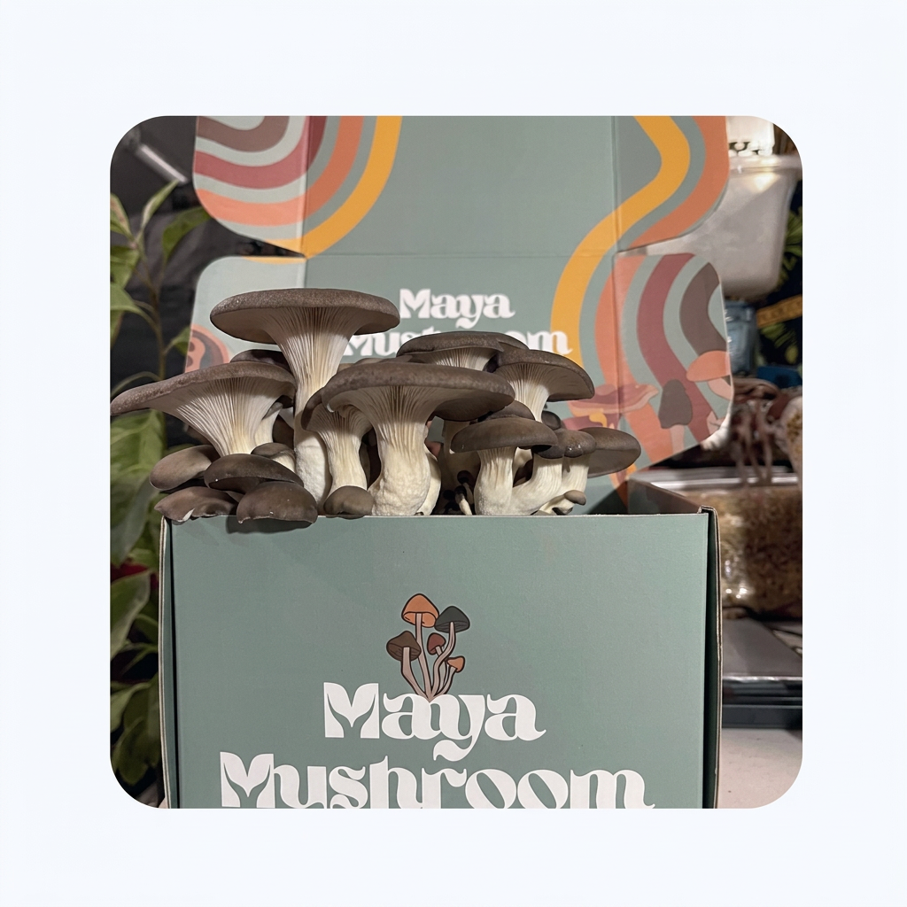 Janel's Blue Oyster ShroomBag harvest